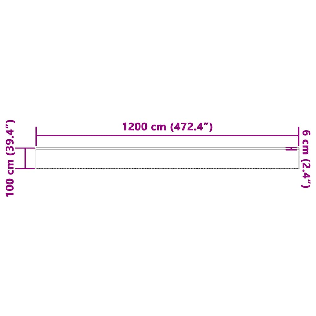 Lace Curtain with Curtains White 1200x100cm Polyester